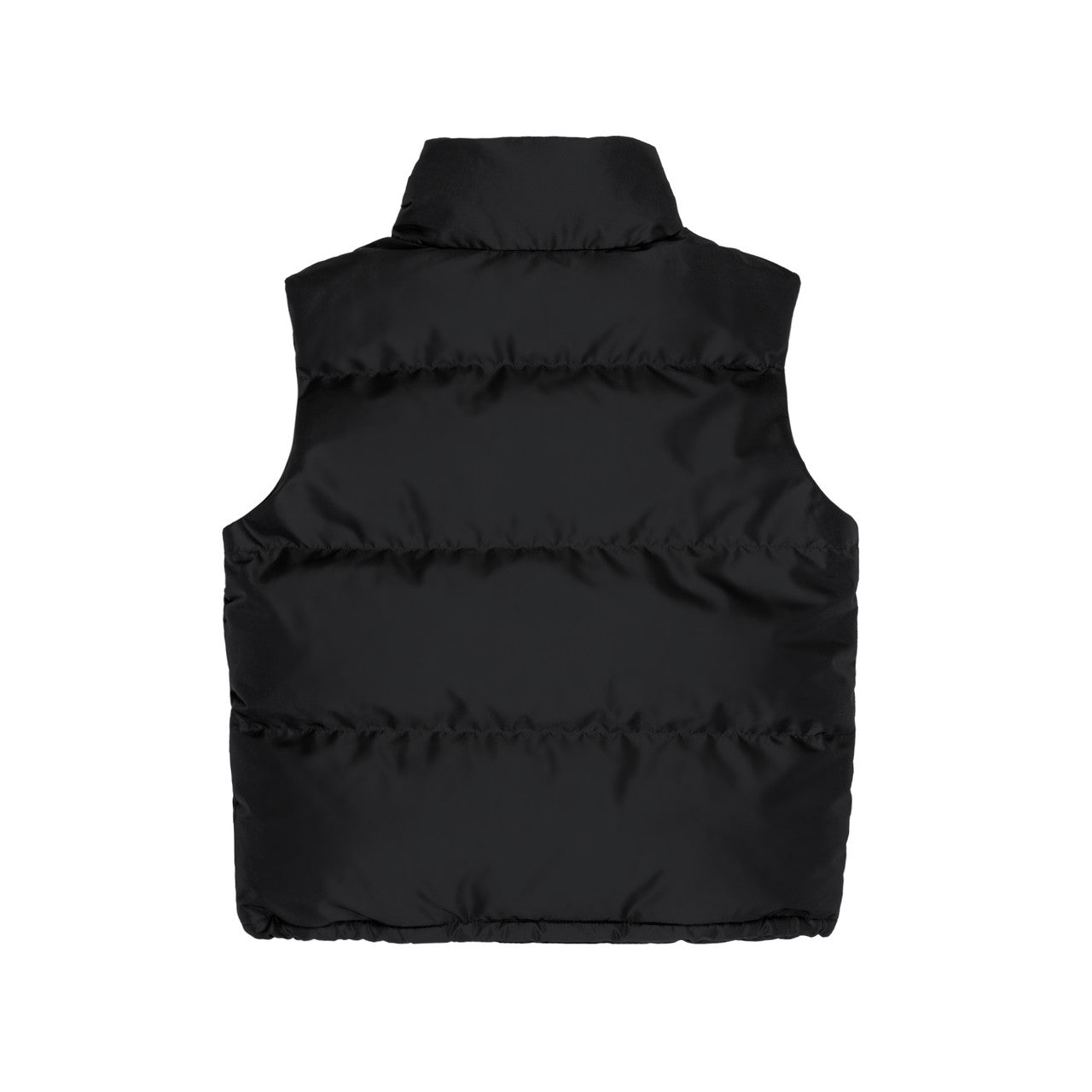 Women's Puffer Vest Black - Back