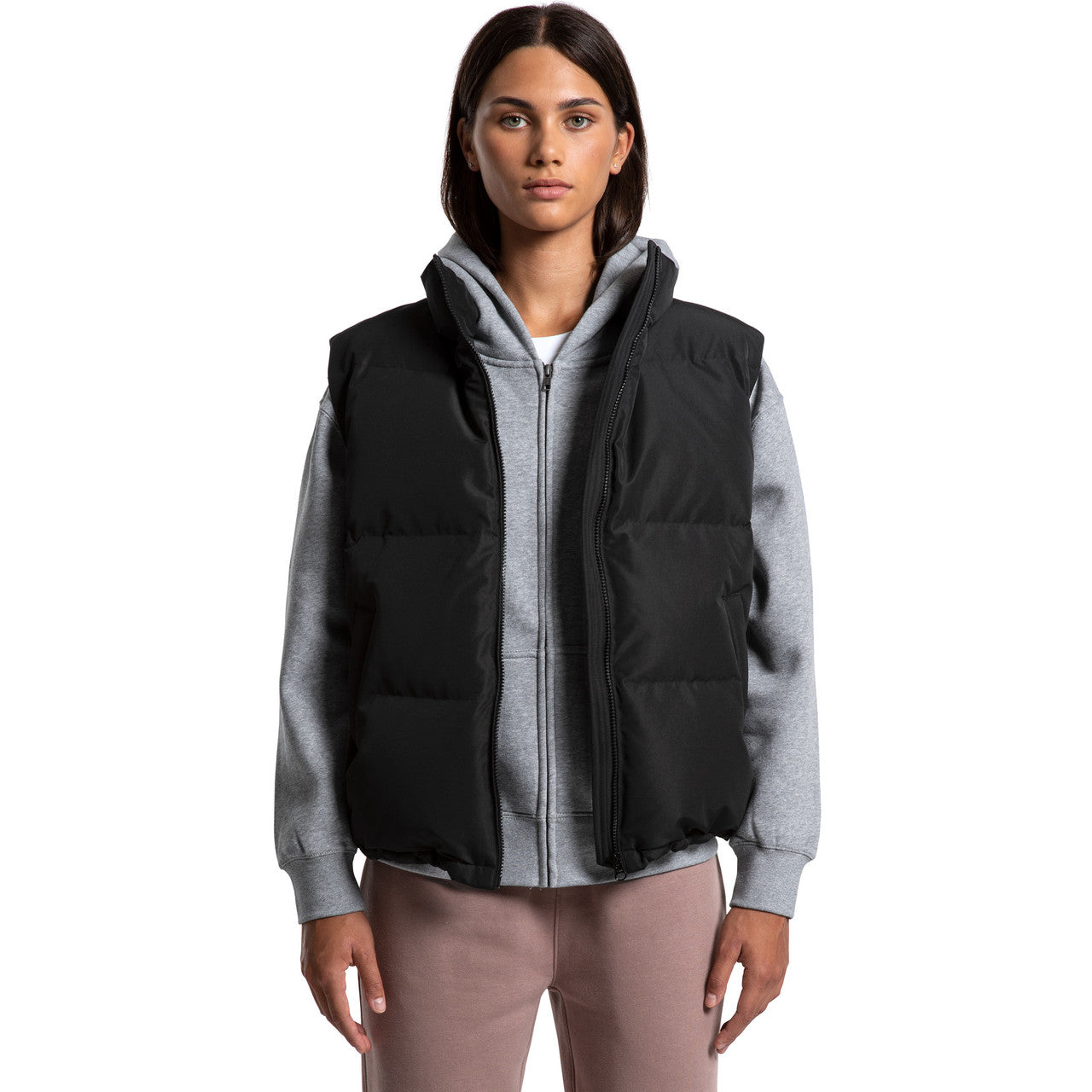 Women's Puffer Vest Front