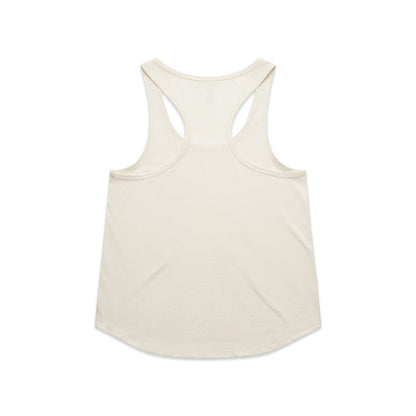 Women's Maple Active Blend Racerback Ecru - Back
