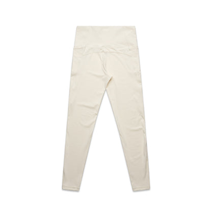 Women's Active Leggings Ecru - Back