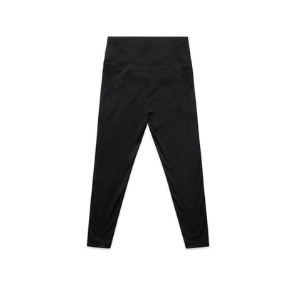 Women's Active Mid Leggings Black - Back