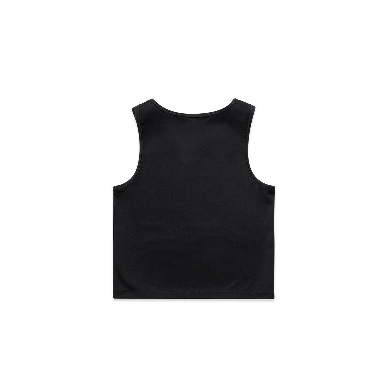 Women's Active Crop Tank Black - Back