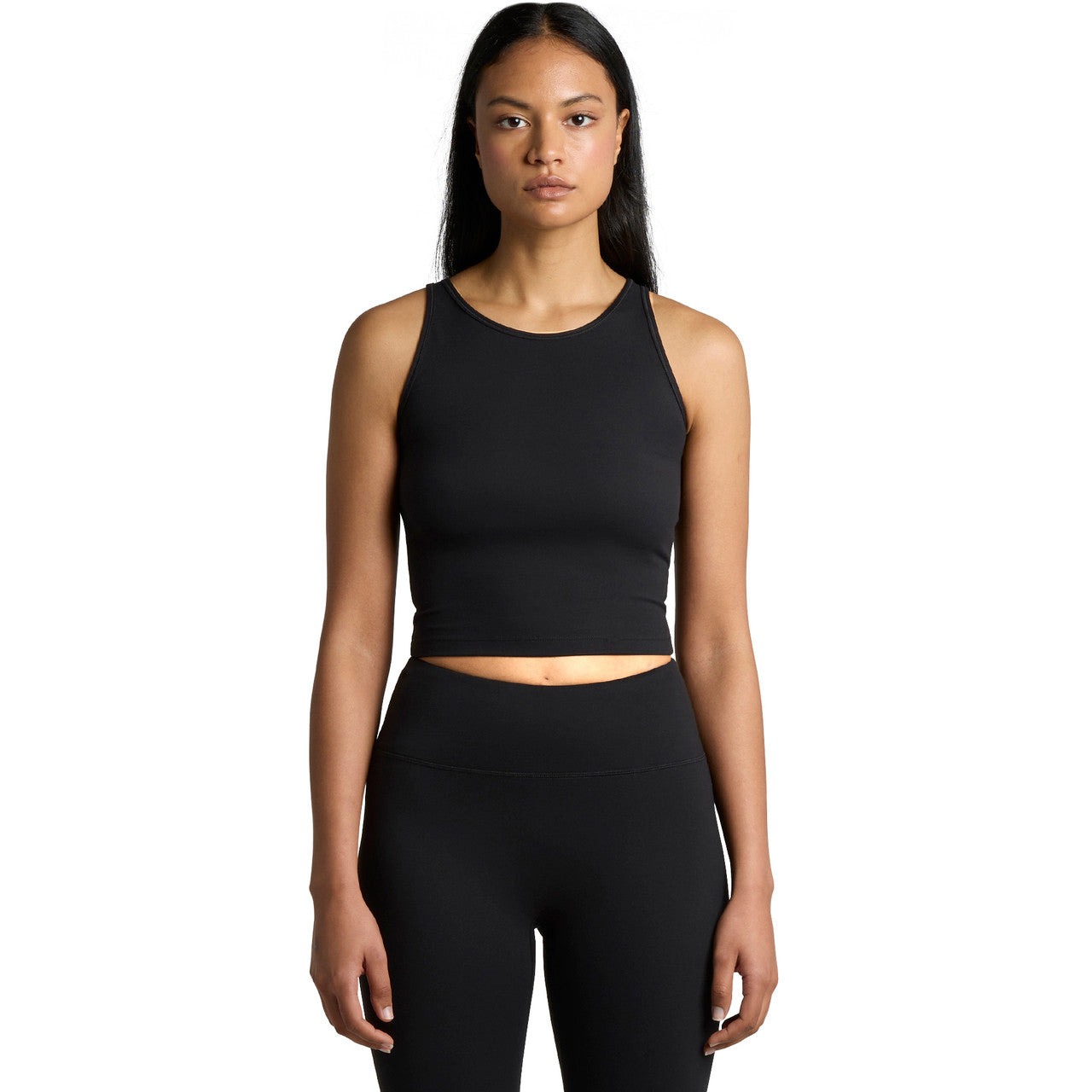 Women's Active Crop Tank Front