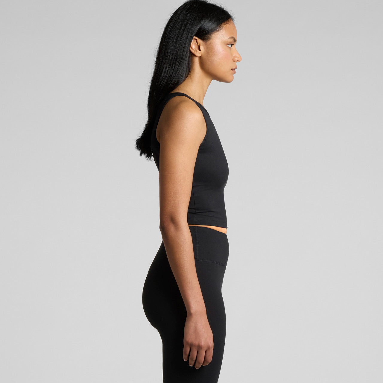 Women's Active Crop Tank Side