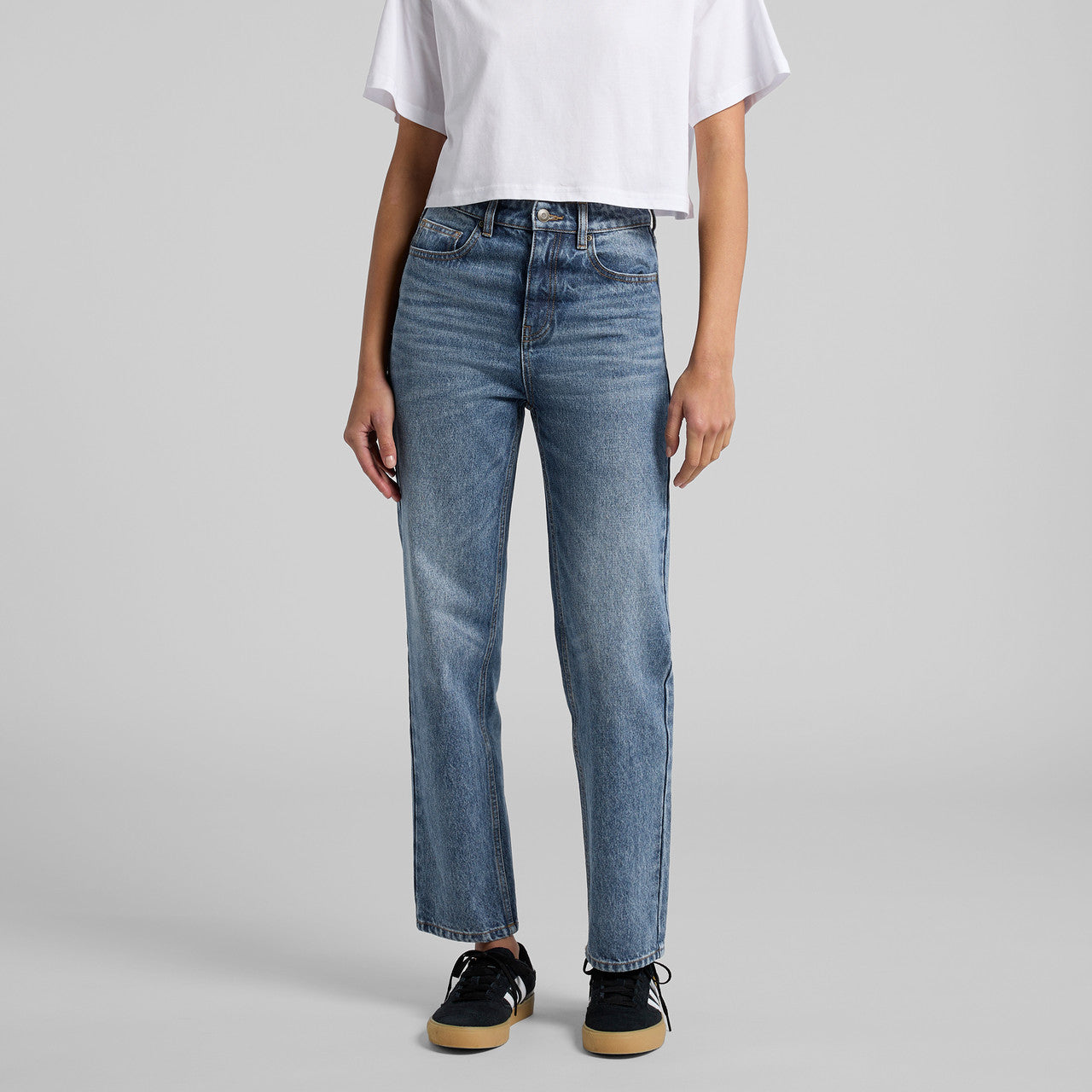 Women's Straight Jeans Back