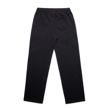 Women's Relax Cuffless Track Pants Black - Back