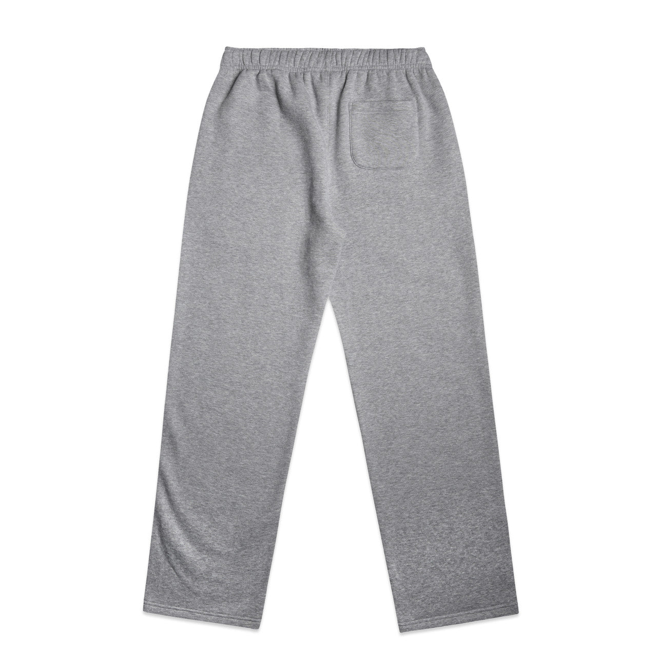 Women's Relax Cuffless Track Pants Grey Marle - Back