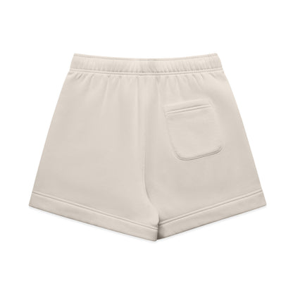 Women's Relax Track Shorts Bone - Back