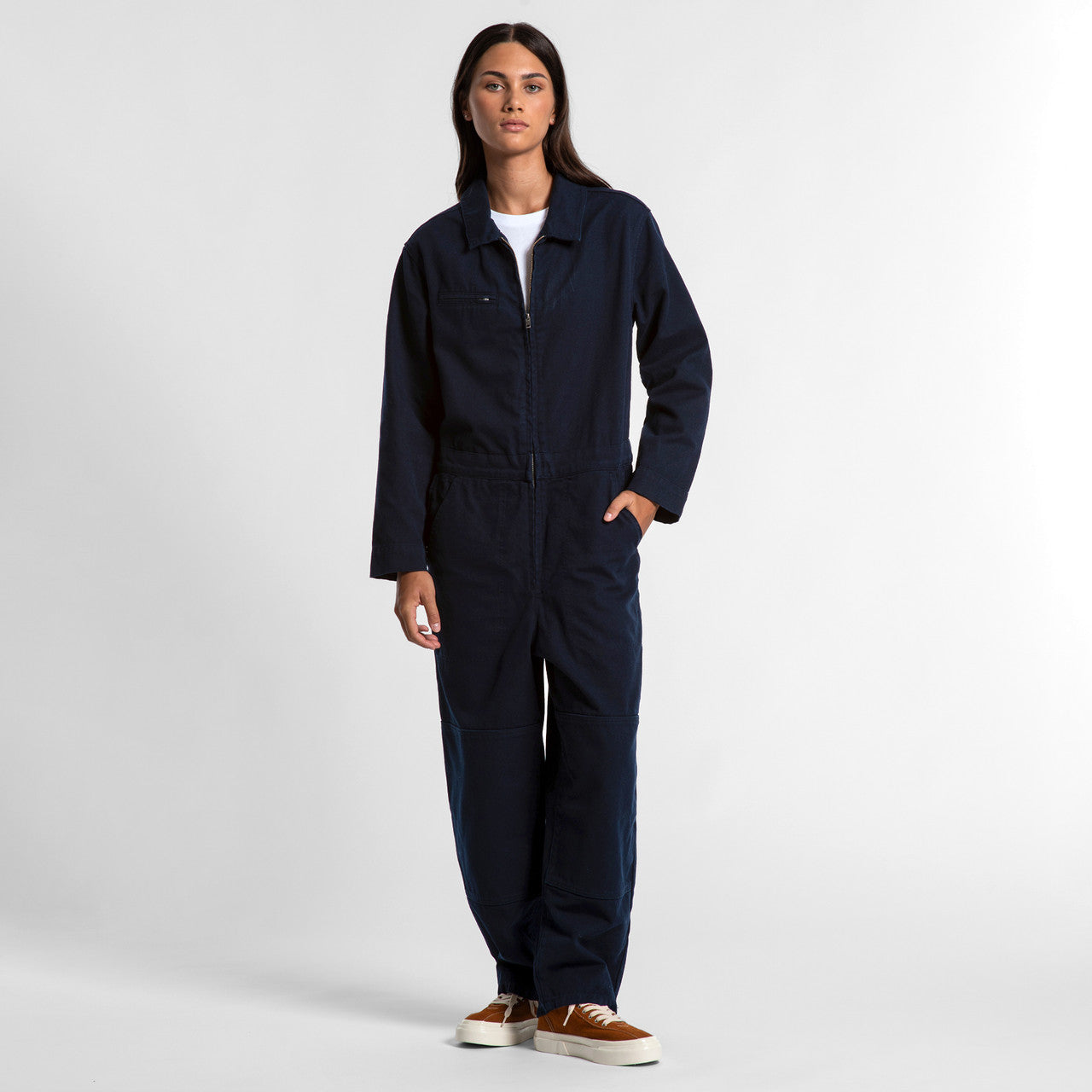 Women's Canvas Coveralls Back
