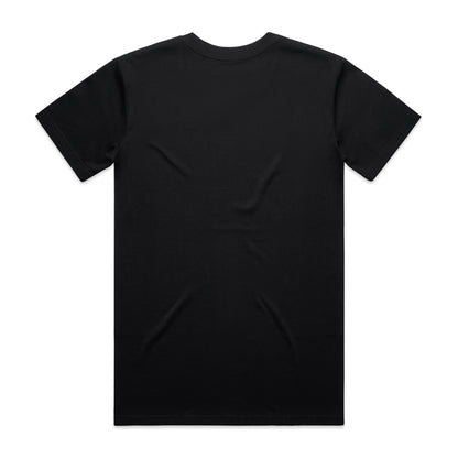 Staple V Neck Tee Black - Back