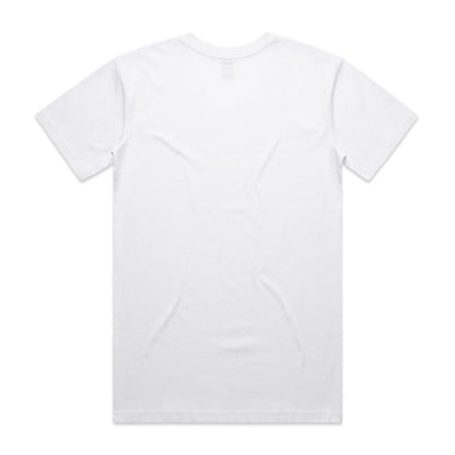 Staple V Neck Tee White - Back