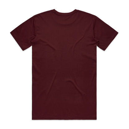 Staple Tee (5XL) Burgundy - Back