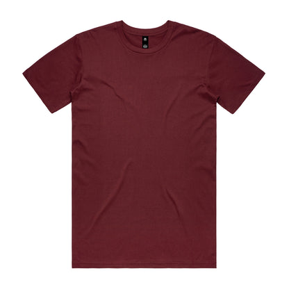 Staple Tee (5XL) Burgundy