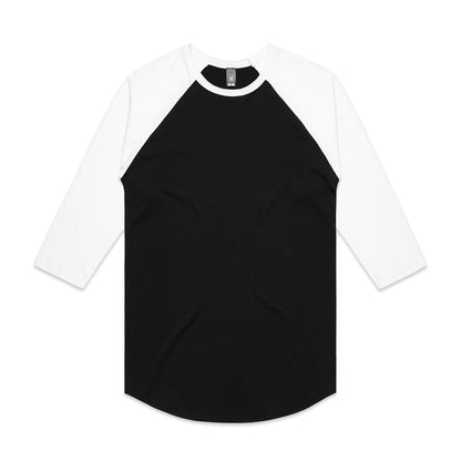 Raglan Tee Black/White