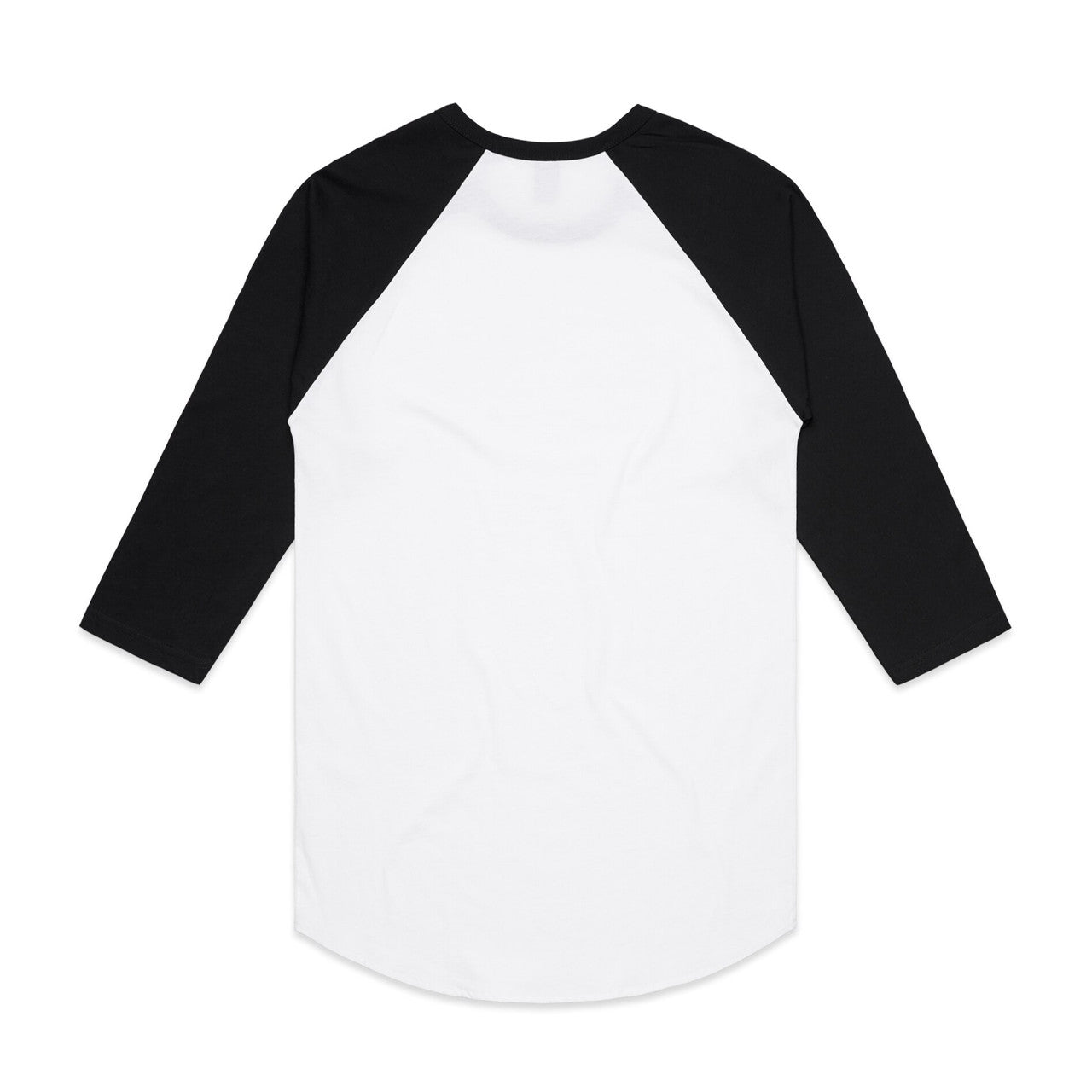 Raglan Tee White/Black - Back