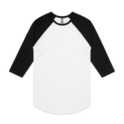 Raglan Tee White/Black