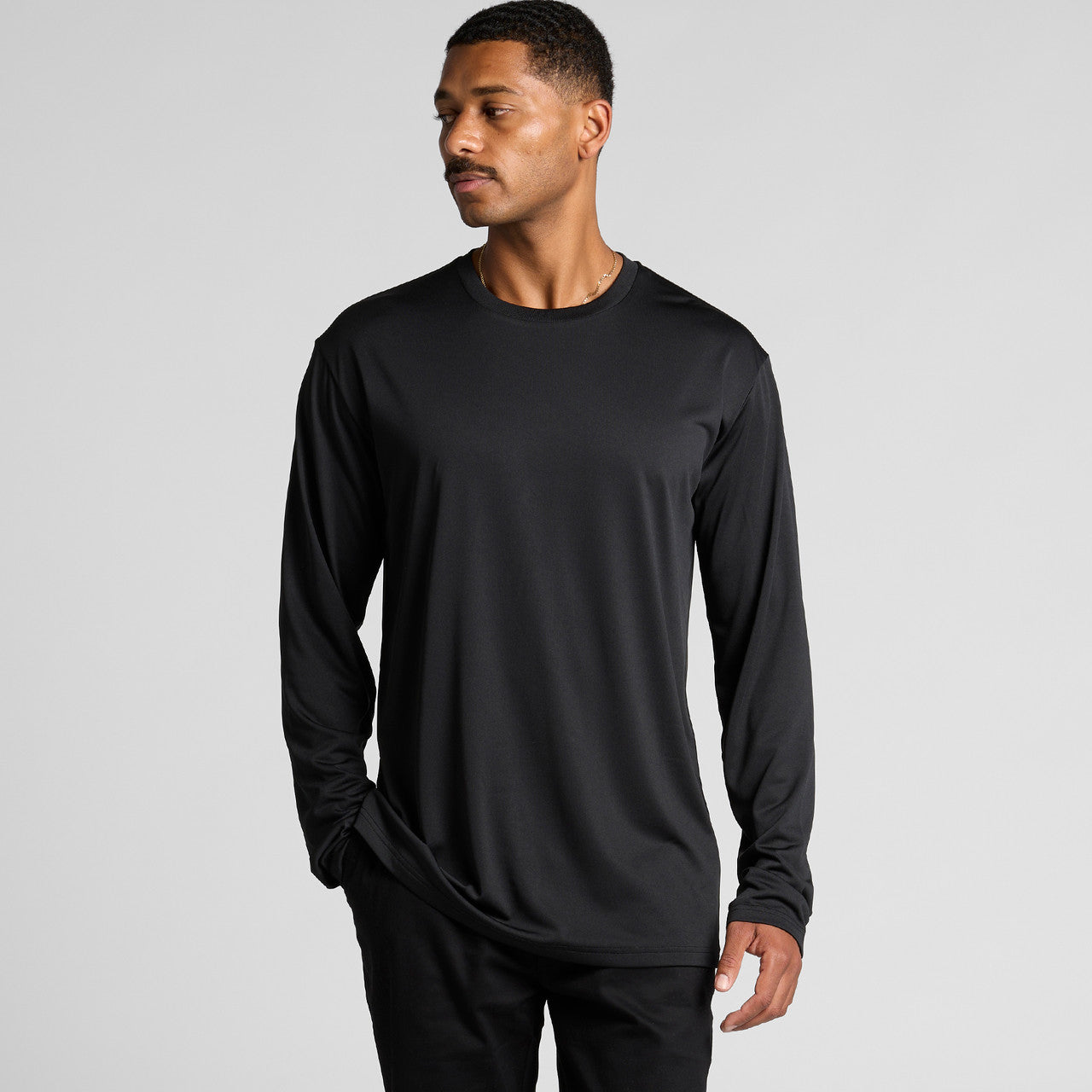 Staple Active L/S Tee Back