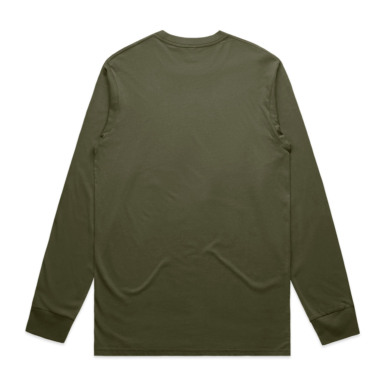 Staple L/S Tee (5XL) Army - Back