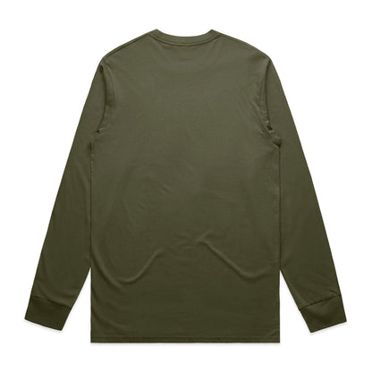 Staple L/S Tee (5XL) Army - Back