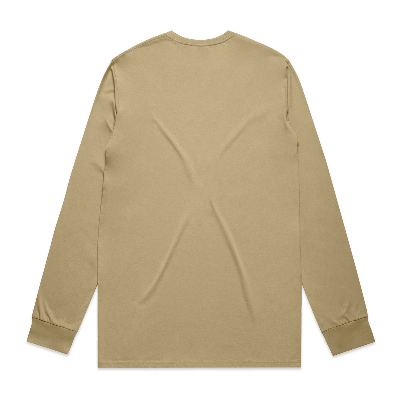 Staple L/S Tee (5XL) Khaki - Back