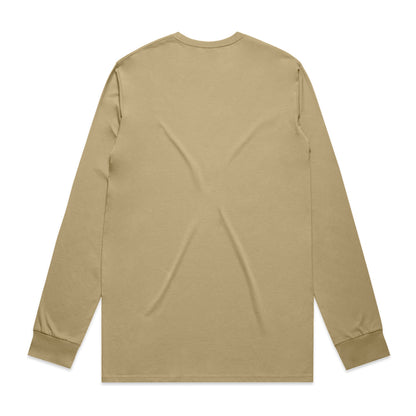 Staple L/S Tee (5XL) Khaki - Back