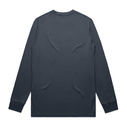 Staple L/S Tee (5XL) Petrol Blue - Back