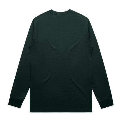 Staple L/S Tee (5XL) Pine Green - Back