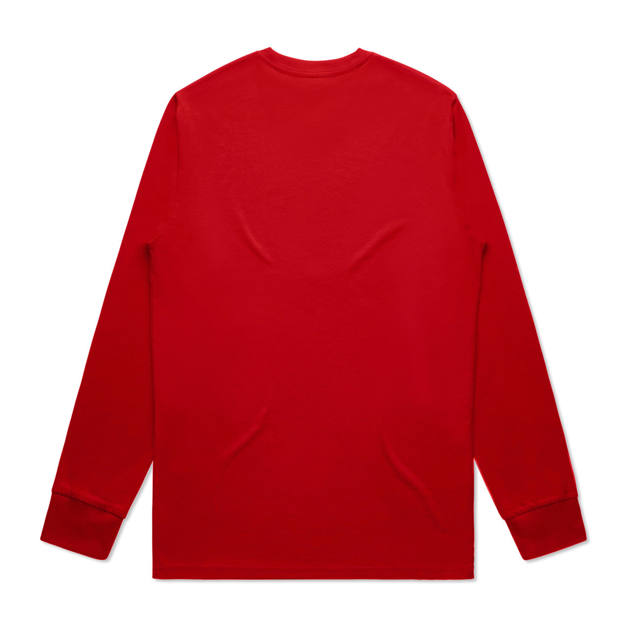 Staple L/S Tee (5XL) Red - Back