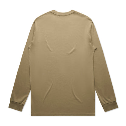 Staple L/S Tee (5XL) Sand - Back