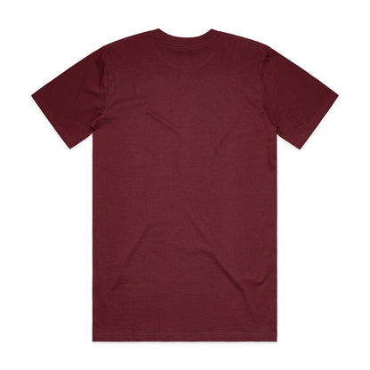 Classic Tee (5XL) Burgundy - Back
