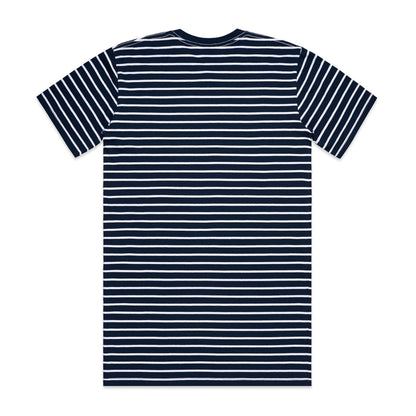 Staple Stripe Tee Navy/White - Back