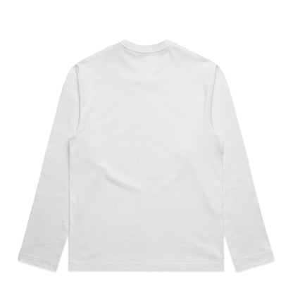 Box L/S Tee White - Back