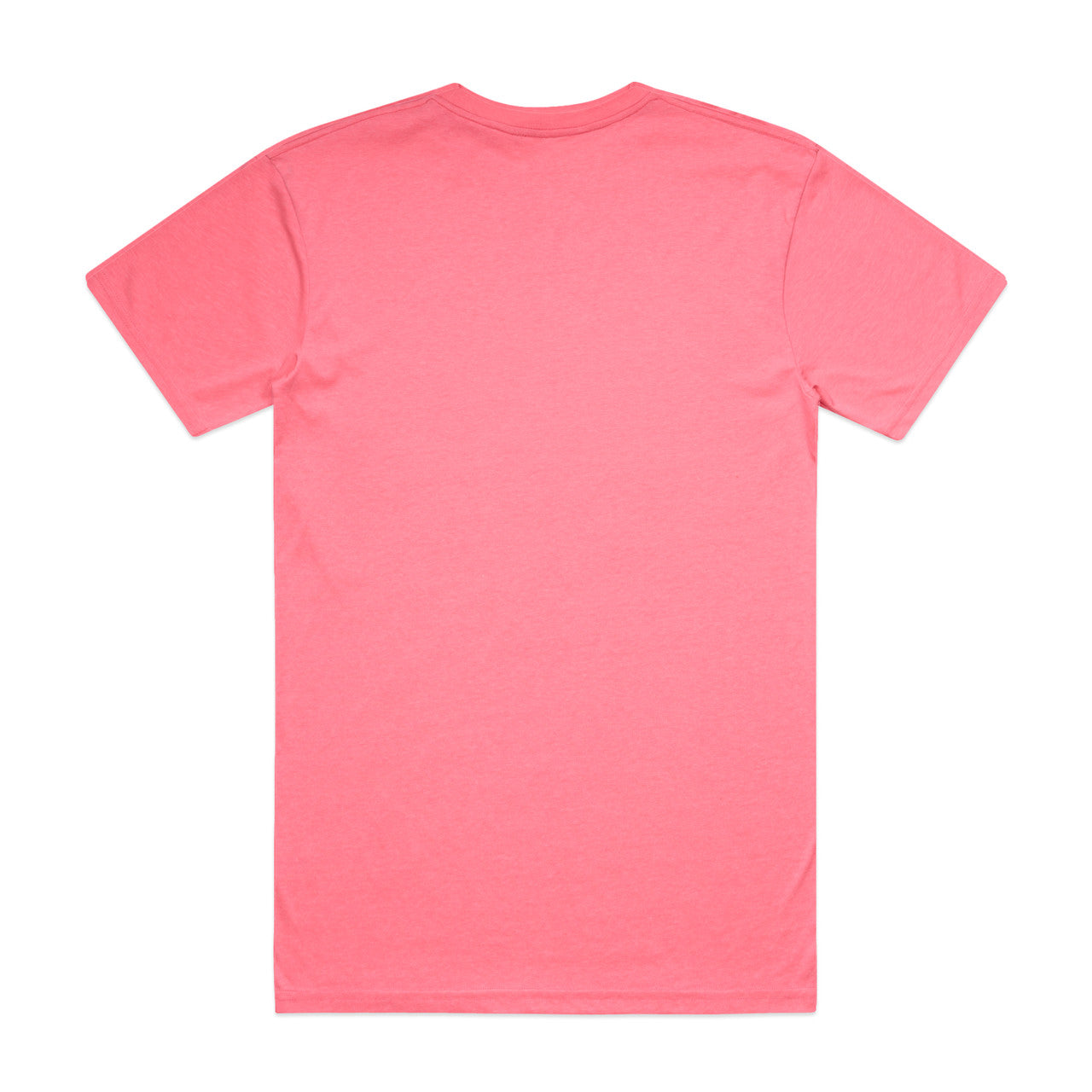 Block Safety Tee (5XL) Safety Pink - Back