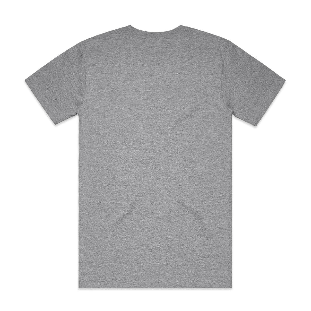 Block Tee (5XL) Grey Marle - Back
