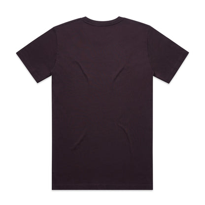 Block Tee (5XL) Plum - Back