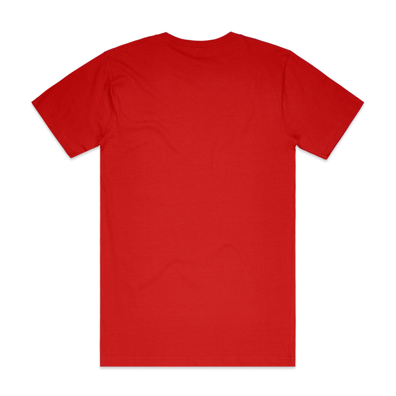 Block Tee (5XL) Red - Back