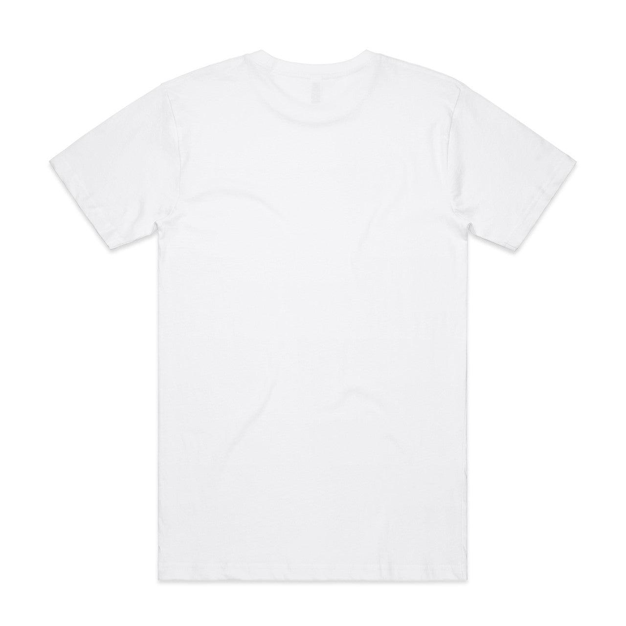 Block Tee (5XL) White - Back