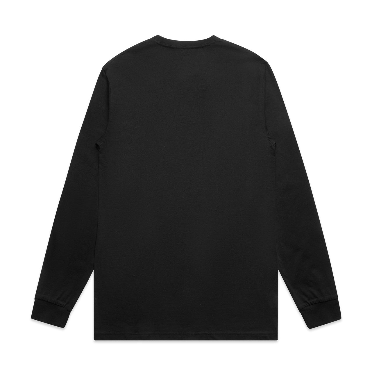 Block L/S Tee Black - Back