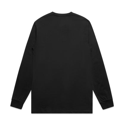 Block L/S Tee Black - Back