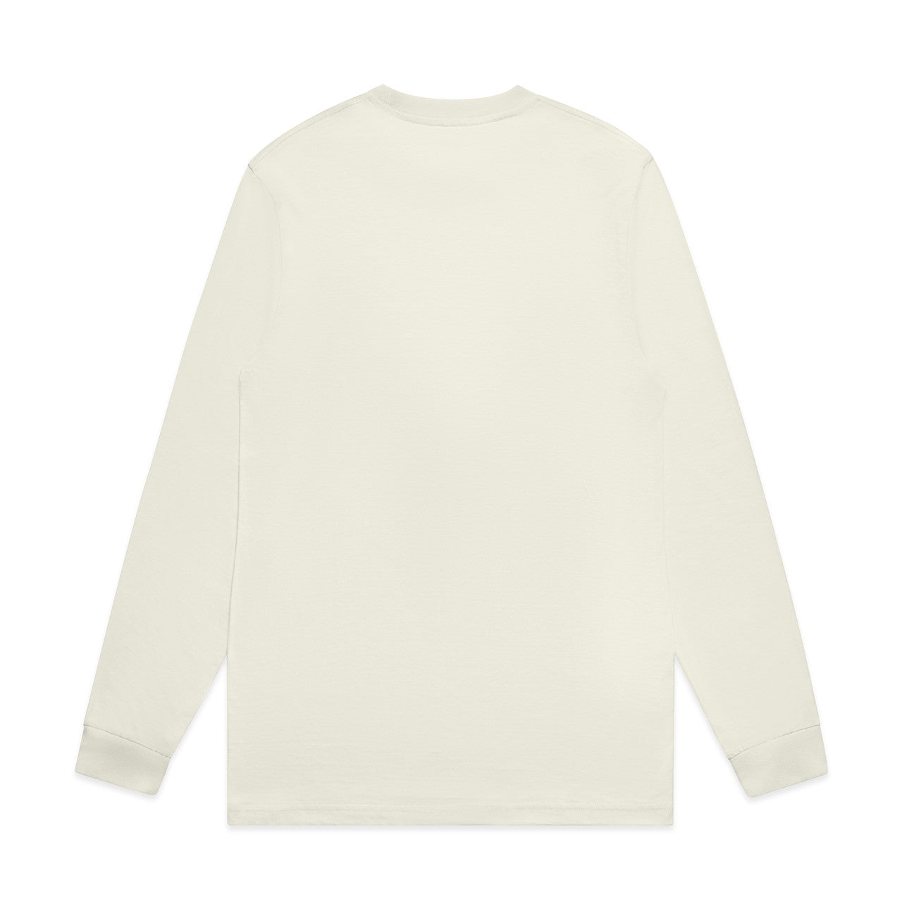 Block L/S Tee Ecru - Back