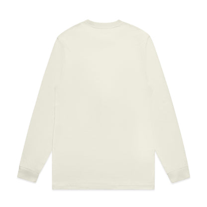 Block L/S Tee Ecru - Back