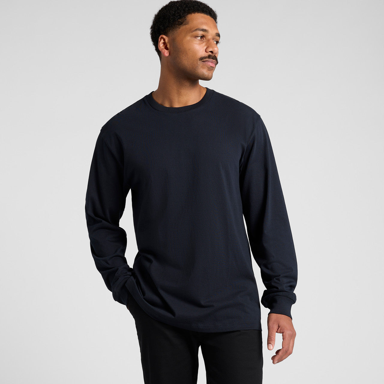 Block L/S Tee Back