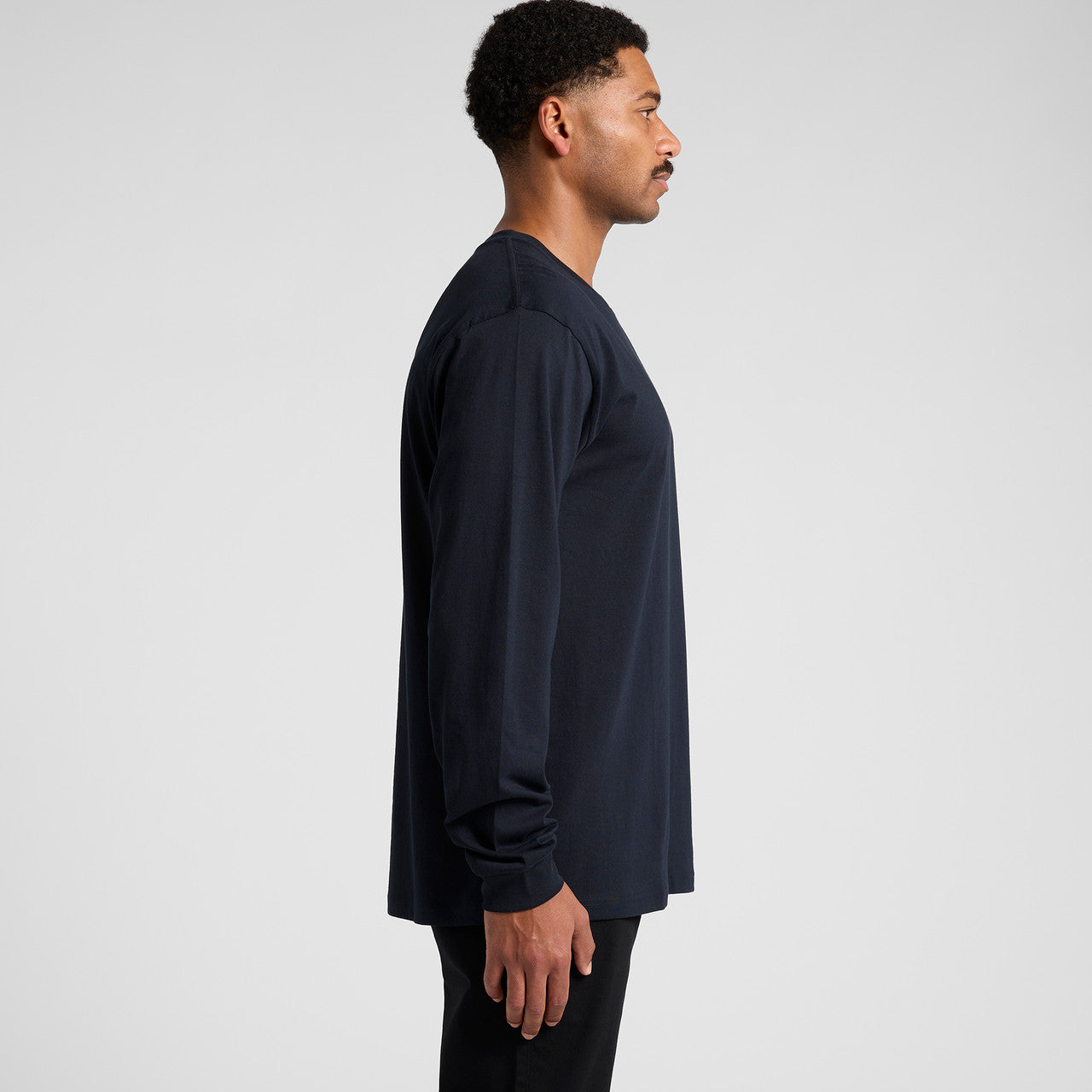 Block L/S Tee Side