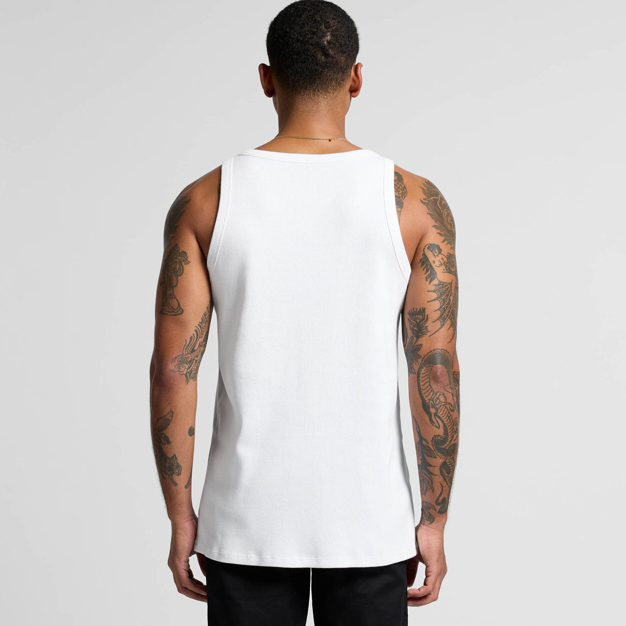 Organic Rib Singlet Back