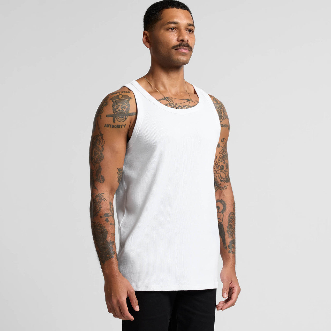 Organic Rib Singlet Turn