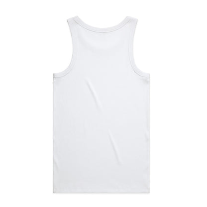 Organic Rib Singlet White - Back