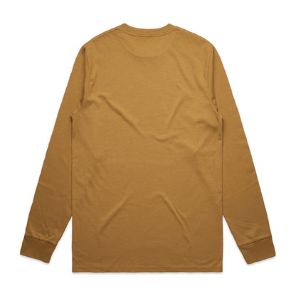 Classic L/S Tee (5XL) Camel - Back