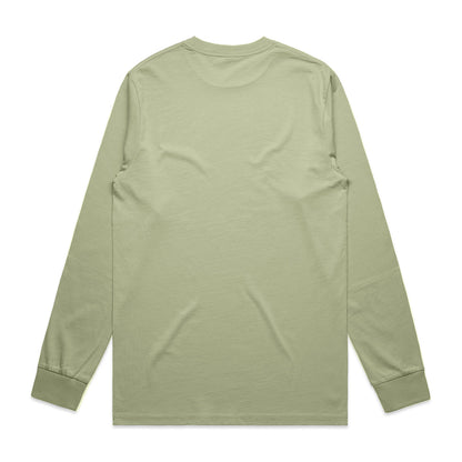 Classic L/S Tee (5XL) Pistachio - Back