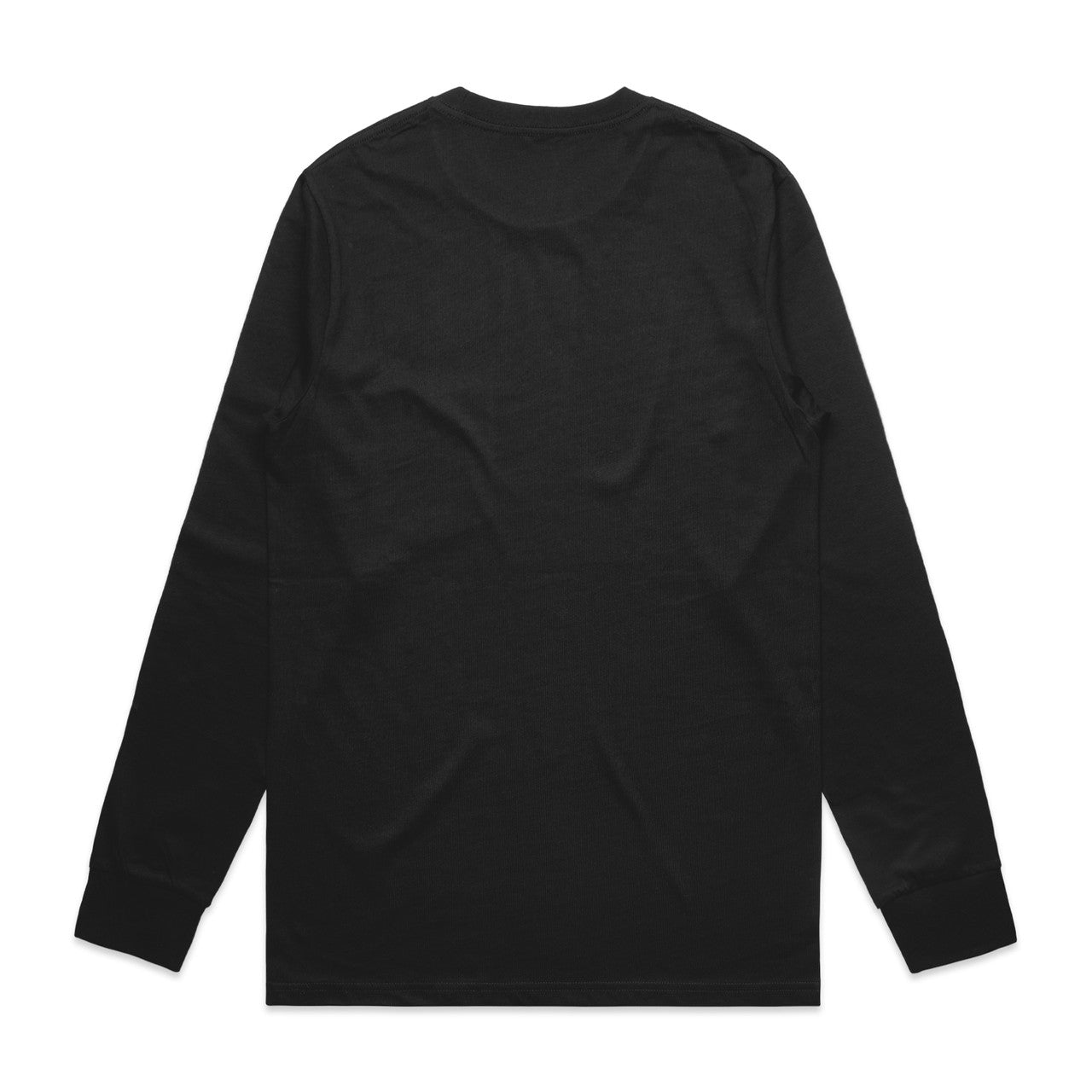 Classic L/S Tee (5XL) Black - Back