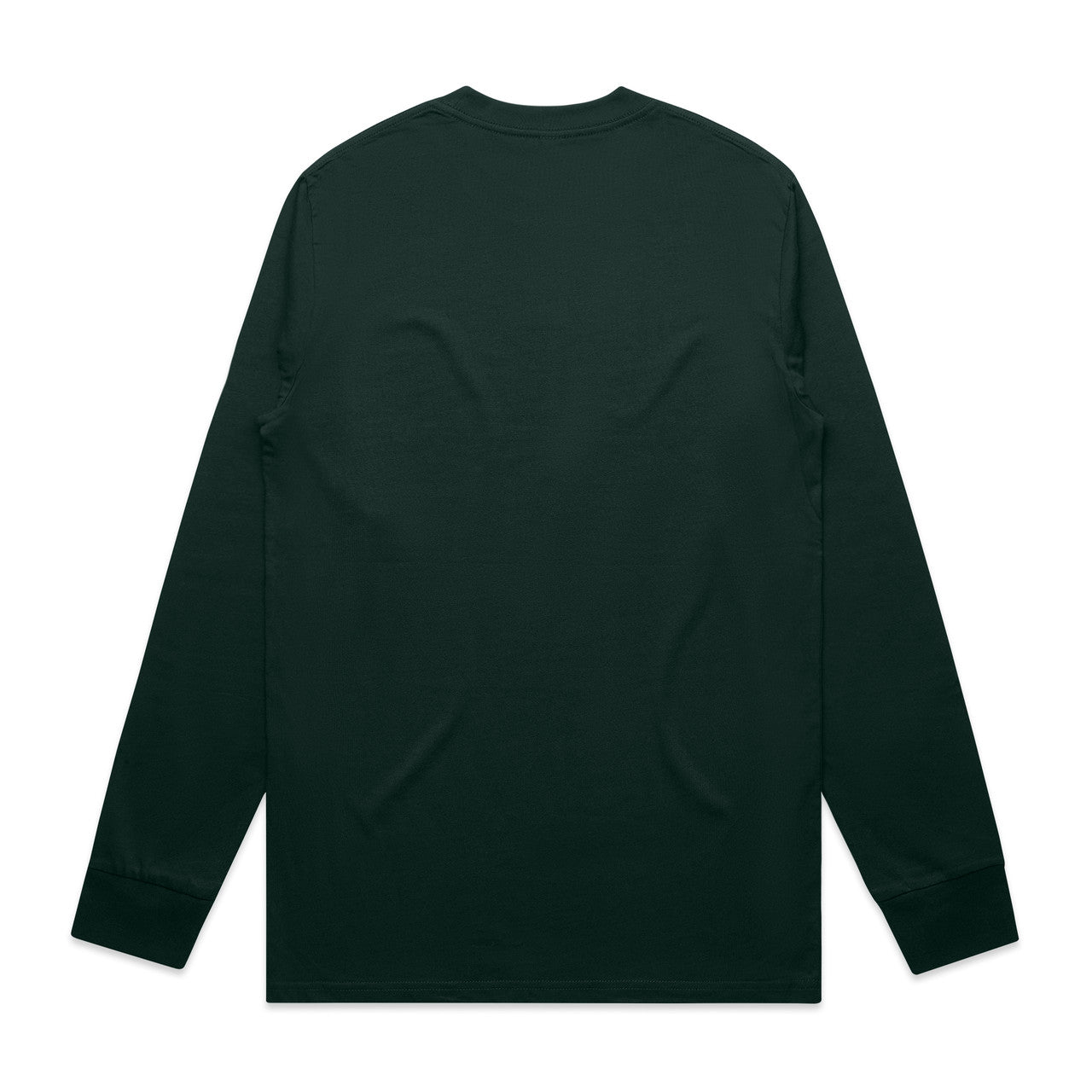 Classic L/S Tee (5XL) Pine Green - Back
